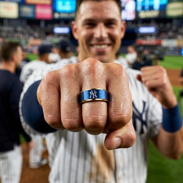 New York Yankees Ring | Blue & Gold | Customizable