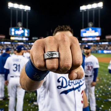LA Dodgers Ring | Silver | Customizable
