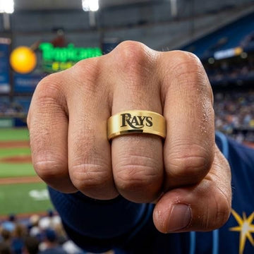 Tampa Bay Rays Ring | Gold | Customizable