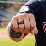 Cleveland Guardians Ring | Black Gold & Blue | Customizable