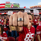 49ers Ring | Silver & Red | Customizable