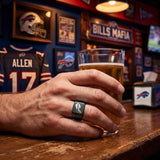 Buffalo Bills Ring | Black Signet Ring | Customizable
