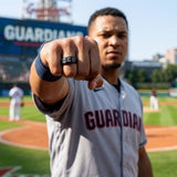 Cleveland Guardians Ring | Black & Blue | Customizable