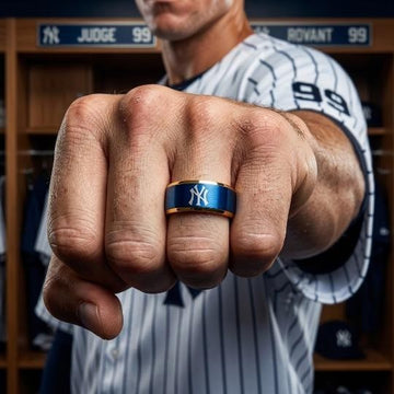 New York Yankees Ring | Blue & Gold | Customizable