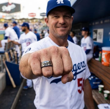 LA Dodgers Ring | Silver & Blue | Customizable