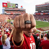 San Francisco 49ers Ring | Black & Red | Customizable