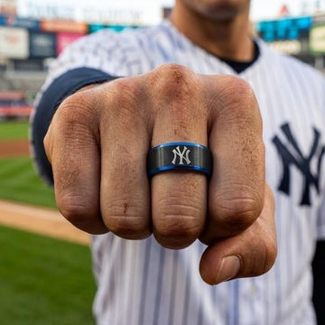 New York Yankees Ring | Black & Blue | Customizable