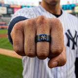 New York Yankees Ring | Black & Blue | Customizable