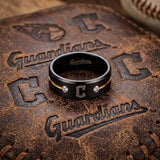 Cleveland Guardians Ring | Black & Gold | Customizable