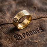 San Diego Padres Ring | Gold | Wedding Band