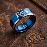 Tampa Bay Rays Ring | Blue & Silver | Customizable