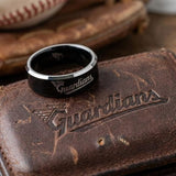 Cleveland Guardians Ring | Black & Silver | Customizable