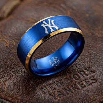 New York Yankees Ring | Blue & Gold | Customizable