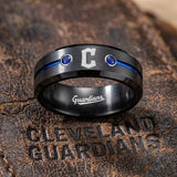 Cleveland Guardians Ring | Black & Blue | Customizable