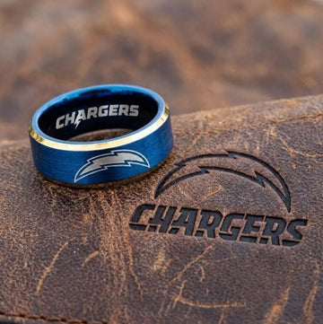 LA Chargers Ring | Blue & Gold | Customizable