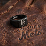 New York Mets Ring | Black | Signet Ring