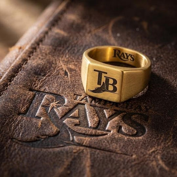 Tampa Bay Rays Ring | Gold Signet Ring | Customizable