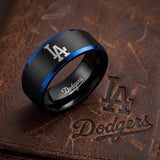 LA Dodgers Ring | Black & Blue | Customizable