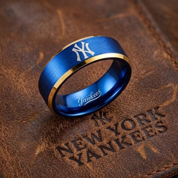 New York Yankees Ring | Blue & Gold | Customizable