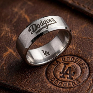 LA Dodgers Ring | Silver | Wedding Band