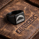 Chargers Signet Ring | Black | Customizable