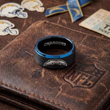 LA Chargers Ring | Black & Blue | Customizable