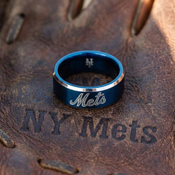 NY Mets Ring | Blue & Silver | Customizable