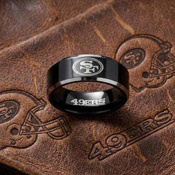 San Francisco 49ers Ring | Black & Silver
