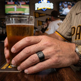 San Diego Padres Ring | Black |  Signet Ring