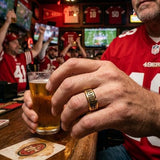 49ers Ring | Gold Wedding Ring | Sizes 6-13