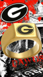 Georgia Bulldogs Ring Bulldogs Logo Ring Gold #uga #bulldogs
