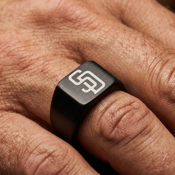 San Diego Padres Ring | Black |  Signet Ring