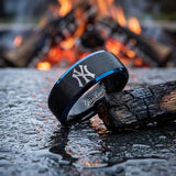 New York Yankees Ring | Black & Blue | Customizable
