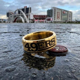 49ers Ring | Gold Wedding Ring | Sizes 6-13
