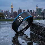 New York Yankees Ring | Black & Blue | Customizable