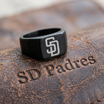 San Diego Padres Ring | Black |  Signet Ring