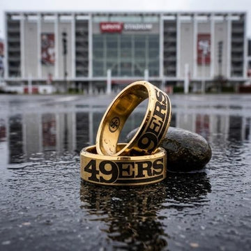 49ers Ring | Gold Wedding Ring | Sizes 6-13