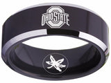 Ohio State Buckeyes Ring Black Ring Size 4 - 17 #buckeyes