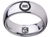Indianapolis Colts Ring Silver Ring Tungsten Ring #colts