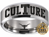 Texas Longhorns Ring | Matte Silver Ring | CULTURE Ring