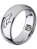 Denver Broncos Ring Silver Ring 8mm Tungsten #broncos #nfl