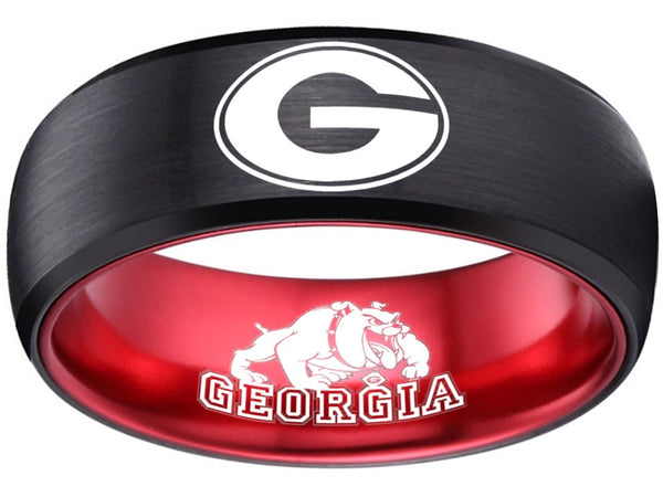 Georgia Bulldogs 8 Piece Ring Set and Case outlets