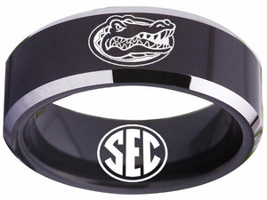 Florida Gators Ring UF Gators Logo Ring Air Jordan Wedding Band Black #florida #gators #sec