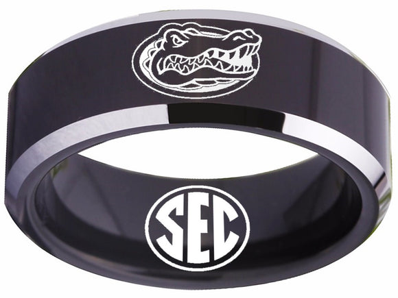 Florida Gators Ring UF Gators Logo Ring Air Jordan Wedding Band Black #florida #gators #sec