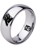 Carolina Panthers Ring Panthers Silver Wedding Ring |Sizes 5-16 #panthers