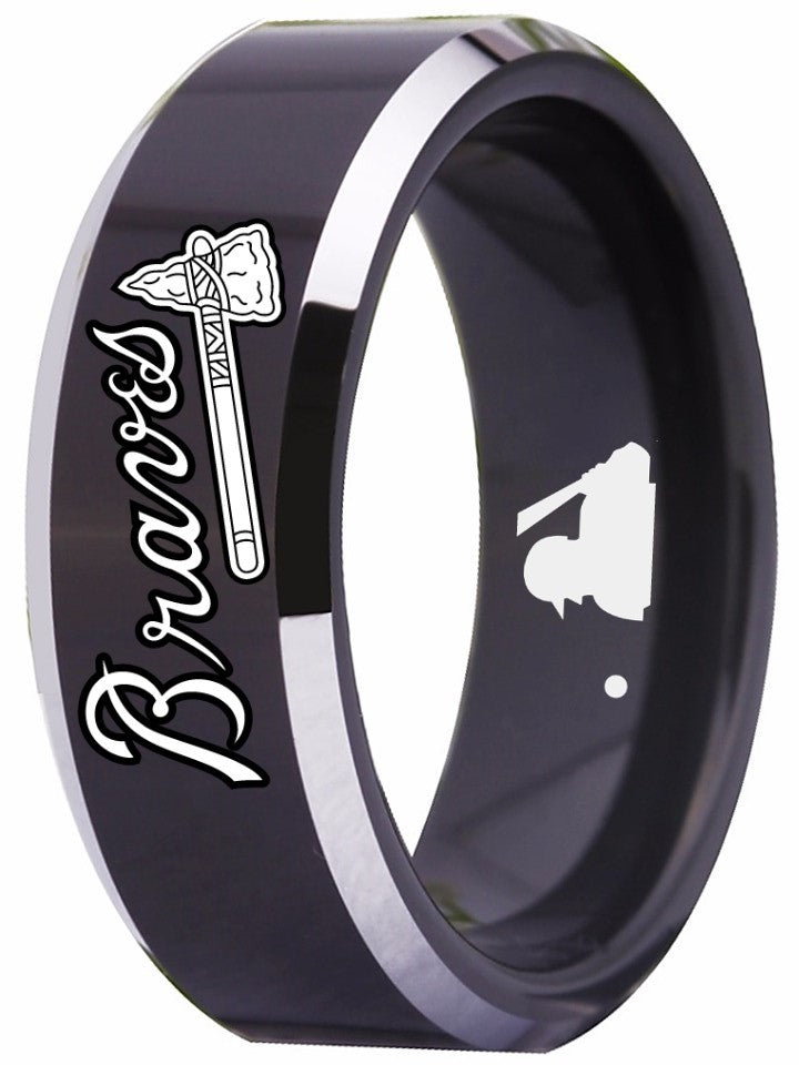 6mm Stainless Steel Wedding Band Ring With Cubic Zirconia – Hope Dream Believe Engraved – Sizes 6-13