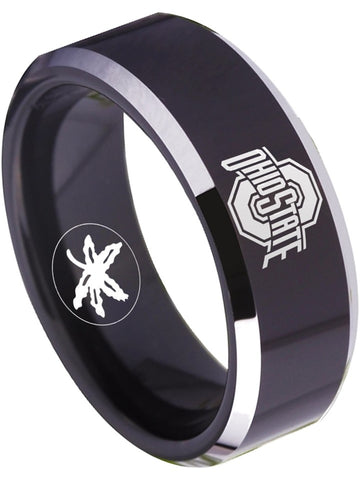 Ohio State Buckeyes Ring Black Ring Size 4 - 17 #buckeyes