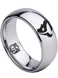 Houston Texans Ring Silver Ring Tungsten Ring #texans #nfl