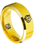 Cincinnati Bengals Ring Gold Ring 8mm Tungsten Wedding Ring #bengals