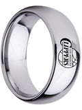 LA Clippers Ring 8mm Silver Tungsten Ring #clippers
